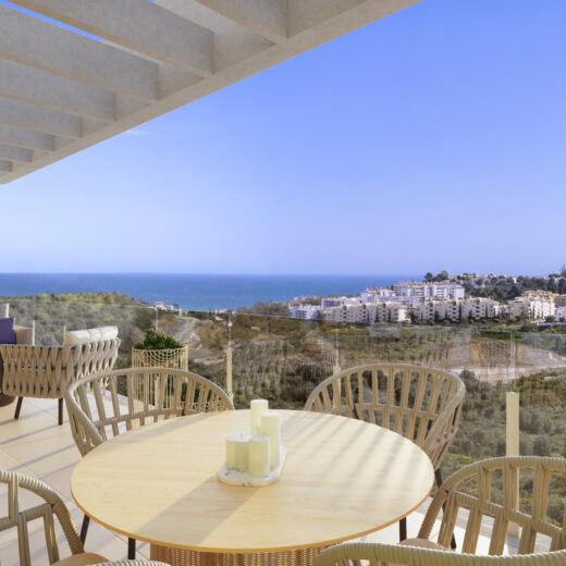 Penthausas Mijas Costa mieste