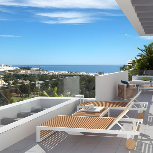 Apartamentai Mijas Costa mieste