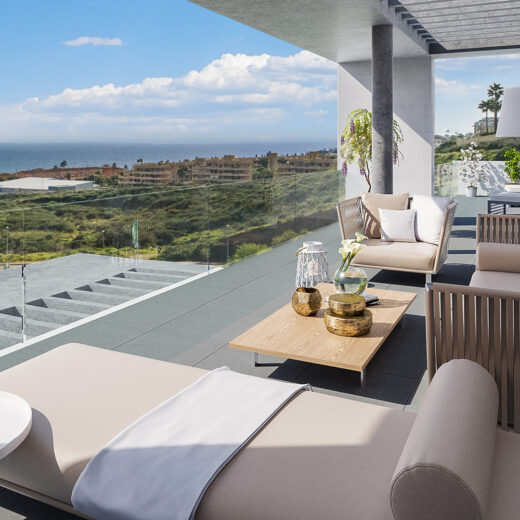 Apartamentai Mijas Costa mieste